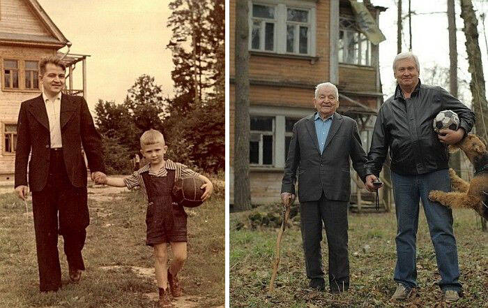 Πριν και μετά: Παιδικές φωτογραφίες αναπαράγονται &#8230;πολλά χρόνια μετά! Το αποτέλεσμα θα σας ενθουσιάσει !!!