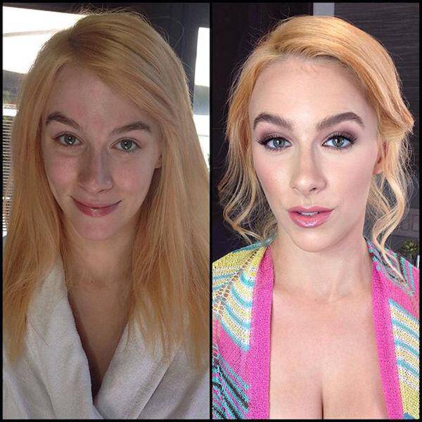 model playboy without makeup 51 Playboy models, adult stars and actresses get the magic touch (48 Photos)